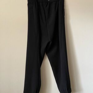 Chico's Black Elastic Cuff Dress Pants